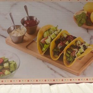 NWT Taco Tuesday By CWC  6 Piece Taco Serving Set